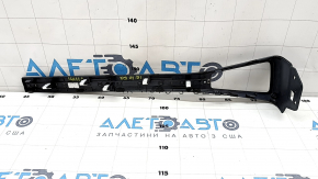 Front panel trim right Hyundai Ioniq 17-22 gray with chrome, worn, chrome peeled off