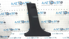 Center pillar trim lower left Hyundai Ioniq 17-22 black, worn
