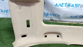 BMW X3 F25 11-17 headlining beige, for panoramic, for cleaning, fabric peeled off, torn, dents, creases