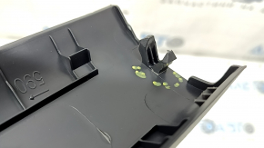 Upper tailgate trim Hyundai Ioniq 17-22 black, crack in fastening