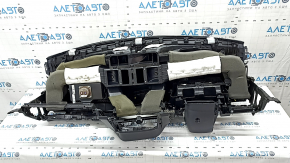 Torpedo front panel with AIRBAG Hyundai Ioniq 20-22 black, rusty pyropatron