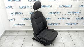 Passenger seat Hyundai Ioniq 20-22 without airbag, mechanical, heated, gray cloth, burnt, for dry cleaning