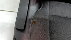 Passenger seat Hyundai Ioniq 20-22 without airbag, mechanical, heated, gray cloth, burnt, for dry cleaning