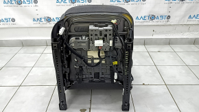 Passenger seat Hyundai Ioniq 20-22 without airbag, mechanical, heated, gray cloth, burnt, for dry cleaning