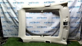 Tesla Model S 12-15 pre-restored headliner, for panoramic, beige, for dry cleaning, broken frame, dents, scratches