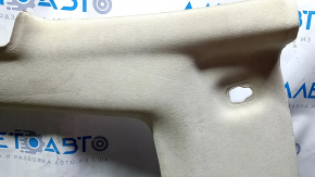 Tesla Model S 12-15 pre-restored headliner, for panoramic, beige, for dry cleaning, broken frame, dents, scratches