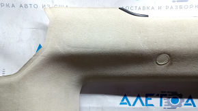 Tesla Model S 12-15 pre-restored headliner, for panoramic, beige, for dry cleaning, broken frame, dents, scratches