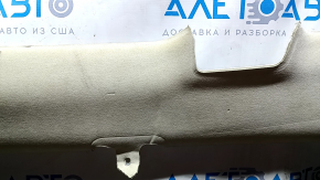 Tesla Model S 12-15 pre-restored headliner, for panoramic, beige, for dry cleaning, broken frame, dents, scratches