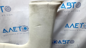 Tesla Model X 16-21 headliner alcantara beige, dry clean, broken fastener, creases, scratches, dents