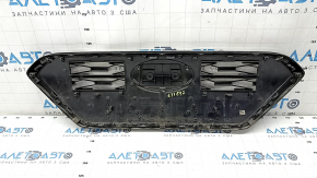 Radiator grill assembly Hyundai Ioniq 20-22 HEV, PHEV without emblem, without radar, broken mount, bumps, sand, peeled coating