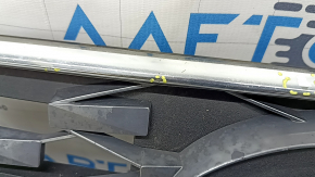Radiator grill assembly Hyundai Ioniq 20-22 HEV, PHEV without emblem, without radar, broken mount, bumps, sand, peeled coating