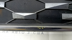 Radiator grill assembly Hyundai Ioniq 20-22 HEV, PHEV without emblem, without radar, broken mount, bumps, sand, peeled coating