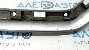 Front bumper center trim Hyundai Ioniq 20-22 HEV, PHEV gray, broken mount, scratches, bumps, sand