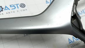 Front bumper center trim Hyundai Ioniq 20-22 HEV, PHEV gray, broken mount, scratches, bumps, sand