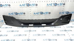 Rear bumper trim Hyundai Ioniq 17-22 without parking sensors, gray, crack, dented