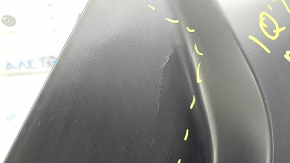 Rear bumper trim Hyundai Ioniq 17-22 without parking sensors, gray, crack, dented