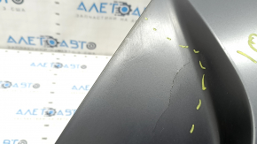 Rear bumper trim Hyundai Ioniq 17-22 without parking sensors, gray, crack, dented