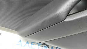Door trim card rear left Hyundai Ioniq 20-22 black, insert plastic black, armrest leather black, dent