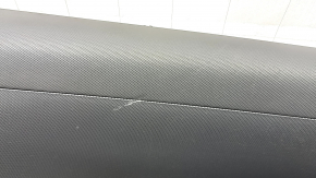 Door trim card front left Hyundai Ioniq 20-22 black, insert plastic black, armrest leather black, scratches, worn