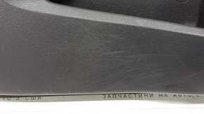 Door trim card front left Hyundai Ioniq 20-22 black, insert plastic black, armrest leather black, scratches, worn