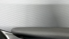 Door trim card front right Hyundai Ioniq 20-22 black, insert plastic black, armrest leather black, scratches, tears, scuffs