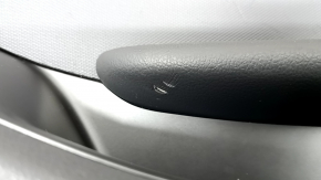 Door trim card front right Hyundai Ioniq 20-22 black, insert plastic black, armrest leather black, scratches, tears, scuffs