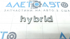 Emblem inscription HYBRID tailgate Hyundai Ioniq 17-22 HEV