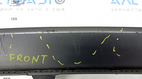 Lower grille of front bumper Hyundai Ioniq 17-22 gray, broken fasteners, scratches, bumps