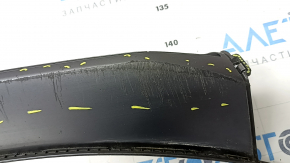 Lower grille of front bumper Hyundai Ioniq 17-22 gray, broken fasteners, scratches, bumps