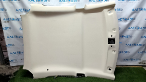 Tesla Model S 12-15 ceiling trim pre-restored, without sunroof, beige, for cleaning, dents