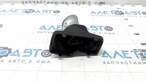 Gear knob Hyundai Ioniq 17-22 HEV, PHEV leather black, with cover, worn, scratches