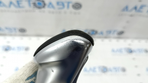 Gear knob Hyundai Ioniq 17-22 HEV, PHEV leather black, with cover, worn, scratches