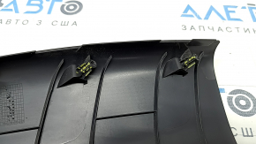 Rear center console trim Hyundai Ioniq 17-22 HEV, PHEV black, scratches, cracks in fasteners
