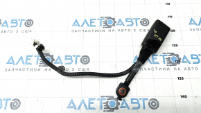 Driver's seat belt latch Hyundai Ioniq 17-22 HEV, PHEV black, worn