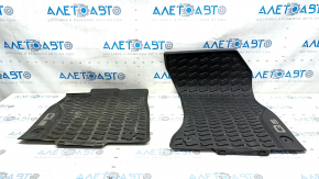 Set of floor mats for Audi Q5 80A 18-24 rubber, black