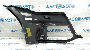 Front bare bumper left side Audi Q5 80A 18-20 black, for parking sensors, for headlight washers