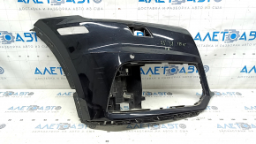 Front bare bumper right side Audi Q5 80A 18-20 black, for parking sensors, for headlight washers