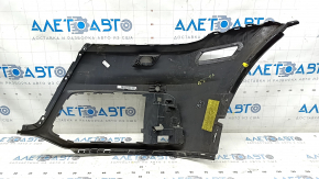 Front bare bumper right side Audi Q5 80A 18-20 black, for parking sensors, for headlight washers