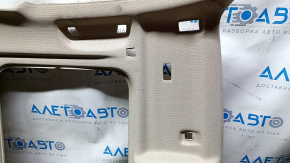 BMW 3 F30 4d 13-18 roof lining for sunroof, beige, dry-cleaned, torn, dents