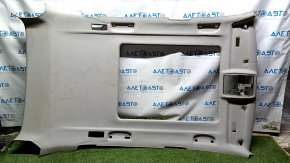 BMW X5 E70 07-13 headlining beige, for panoramic view, for dry cleaning, scratches, dents, breaks, fabric peeled off