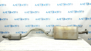 Muffler rear part resonator with barrel Toyota Highlander 20-22 3.5 dented