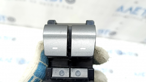 Front left window lift control Hyundai Ioniq 20-22 1 auto, gray, broken button mount, worn