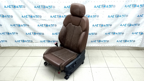 Driver's seat Audi Q5 80A 18-24 with AIRBAG, Sport, leather, brown, electric, heated and ventilated, perforated