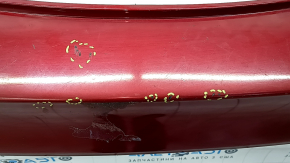 Rear bumper bare Ford Fusion mk5 13-18 for parking sensors, red, scratches, broken fasteners