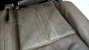 Rear row of seats 2nd row Audi Q5 80A 18-20 leather brown, with perforation, Sport, dented leather, for dry cleaning