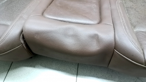 Rear row of seats 2nd row Audi Q5 80A 18-20 leather brown, with perforation, Sport, dented leather, for dry cleaning
