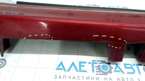 Right threshold Ford Fusion mk5 13-20 red, with seal, scratches, dented, worn, broken fasteners