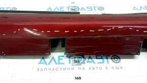Right threshold Ford Fusion mk5 13-20 red, with seal, scratches, dented, worn, broken fasteners