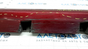 Right threshold Ford Fusion mk5 13-20 red, with seal, scratches, dented, worn, broken fasteners