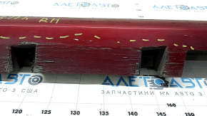 Right threshold Ford Fusion mk5 13-20 red, with seal, scratches, dented, worn, broken fasteners